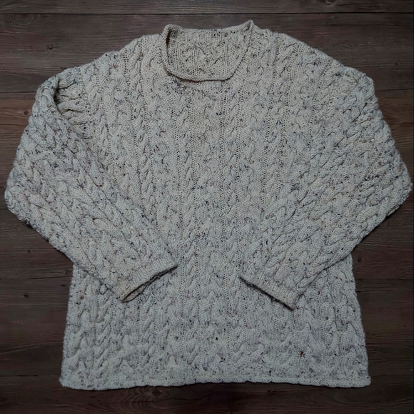 Handmade Irish Fisherman Sweater - Picture 1 of 5